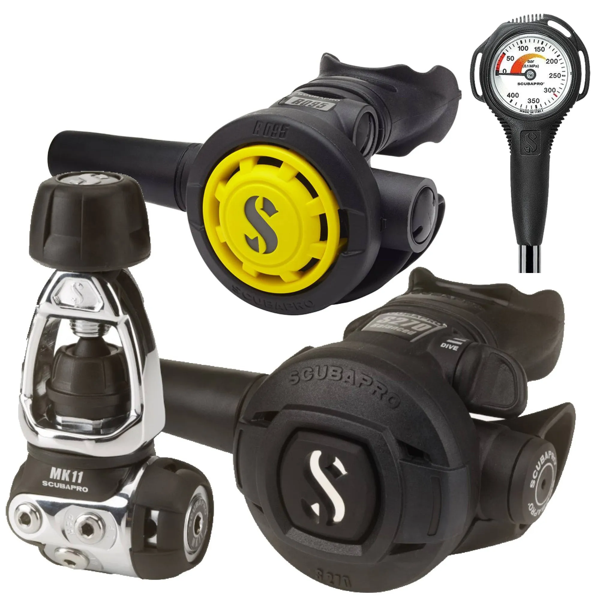 Scubapro MK11 S270 & R095 Octopus Regulator Set