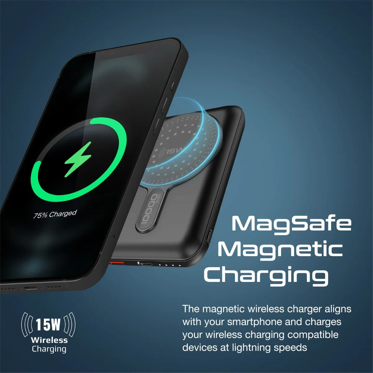 SuperCharge MagSafe Wireless Charging Power Bank