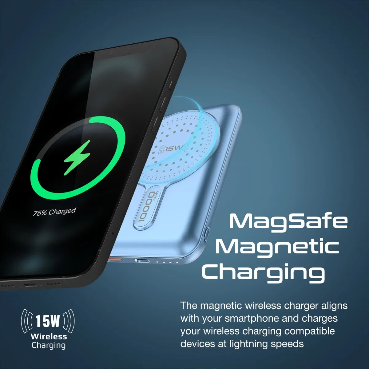 SuperCharge MagSafe Wireless Charging Power Bank