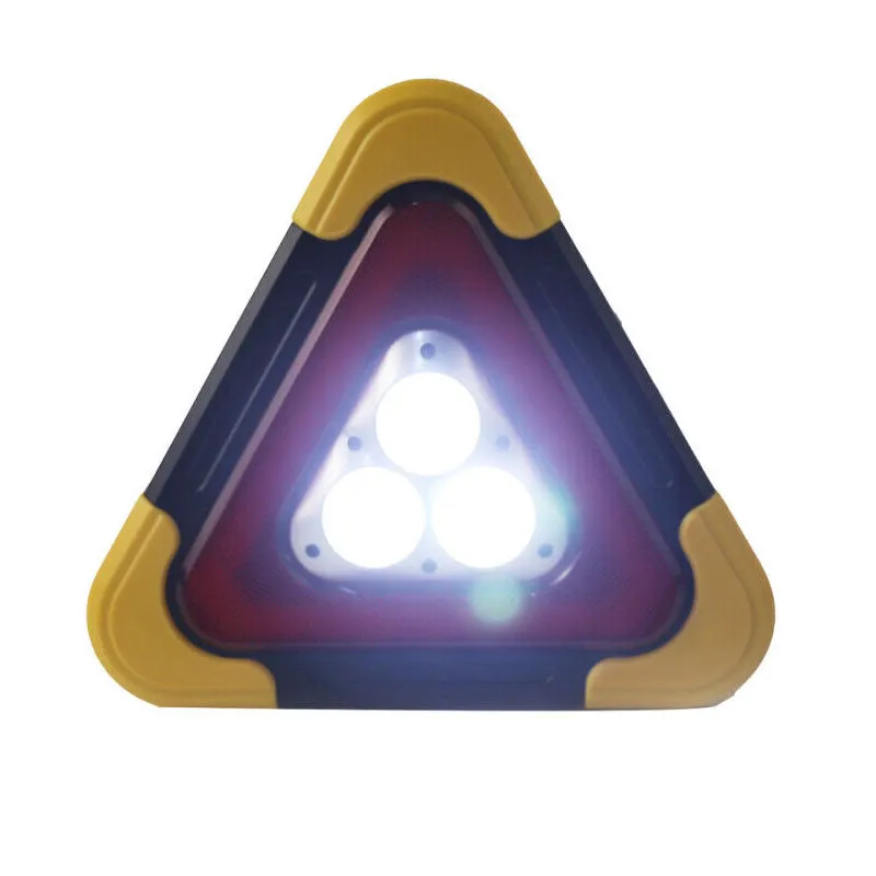 Triangle Flashing Led Emergency Warning Roadside Work Light At-73