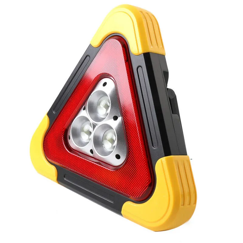 Triangle Flashing Led Emergency Warning Roadside Work Light At-73