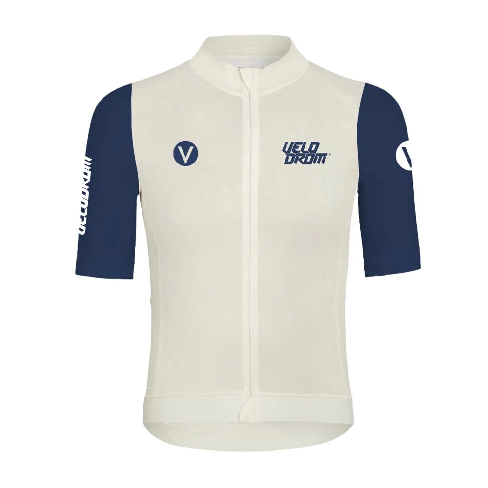 VELODROM RaceDay Jersey SS24 - Off White/Navy