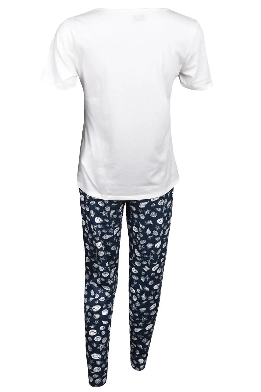 Womens Shell printed Short Sleeves Pyjamas Set