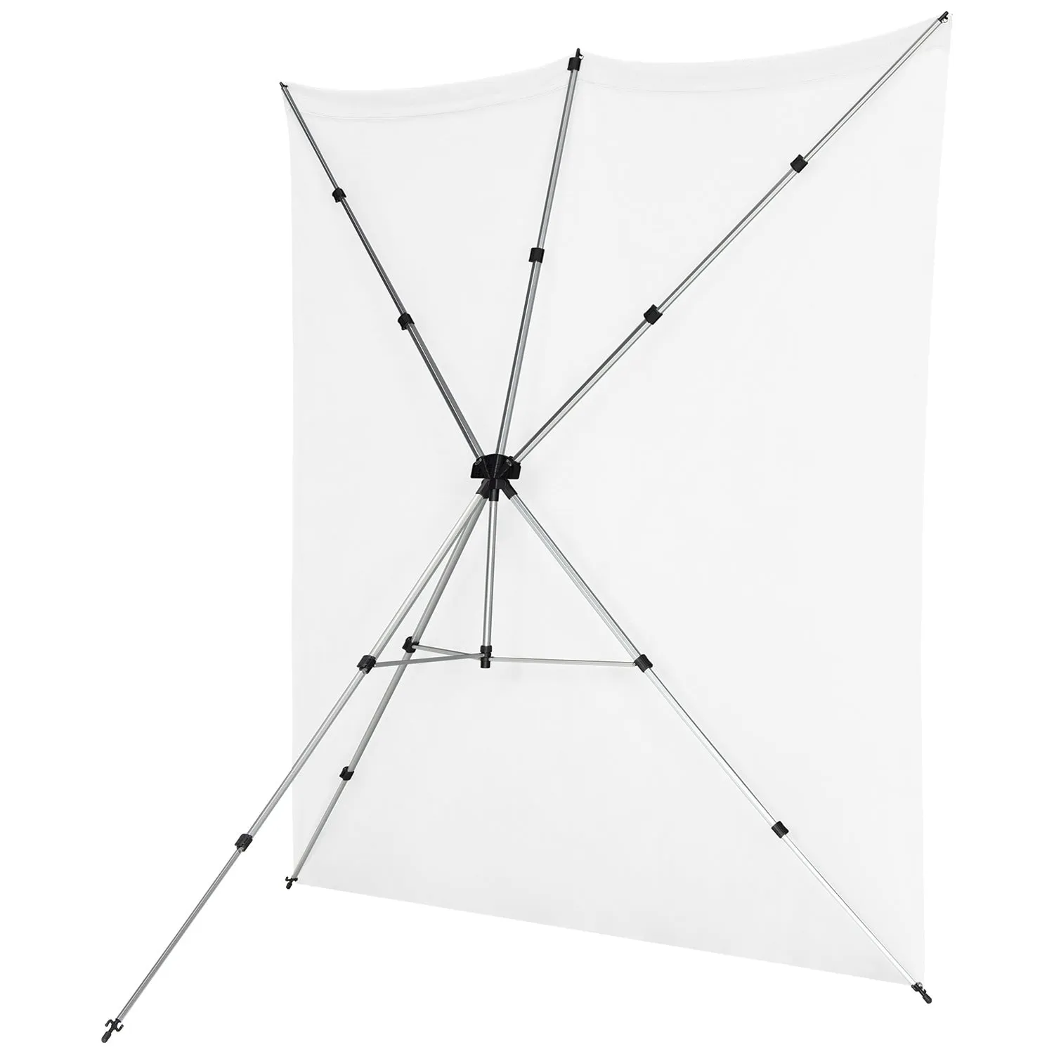 X-Drop Pro Wrinkle-Resistant Backdrop Kit - High-Key White (8' x 8')